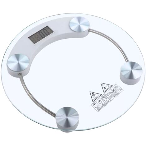 Bilancia Pesapersone Digitale in Vetro Elettronica Professionale Max 180KG