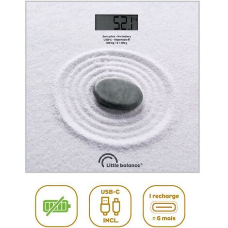Bilancia pesapersone - LITTLE BALANCE - USB-C - Zen