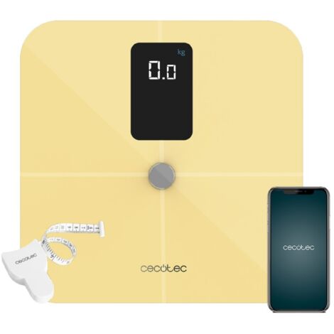 Bilancia pesapersone Surface Precision 10400 Smart Healthy Vision Yellow Cecotec