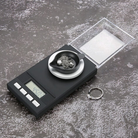 Bilancia tascabile portatile ad alta precisione Eosnow Mini, 0,001 g, con display digitale a LED (100 g)