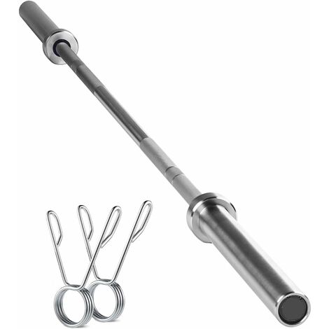 Bilanciere Olimpionico 180 cm in Acciaio Cromato Diametro 50 mm Olympic Bar Manubrio Olimpico