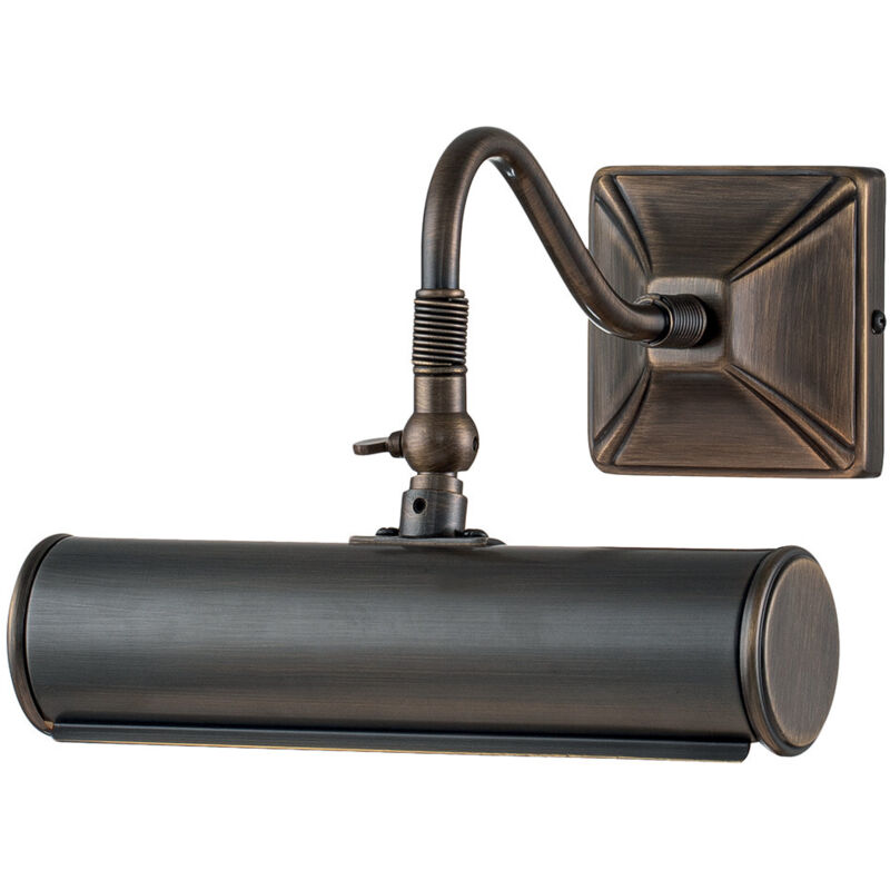 Elstead Wandleuchte Bilderlampe Stahl Dunkelbronze B 19 Cm Badleuchte 2 Flammig