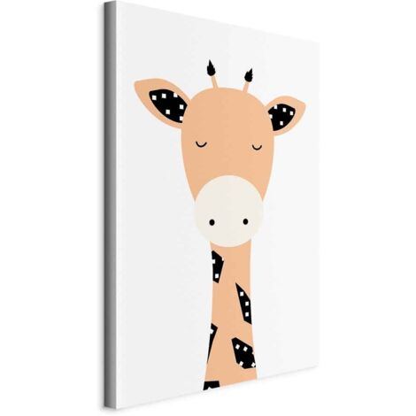Bild – Lustige Giraffe (1 Teil) vertikal