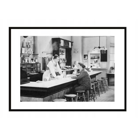 Bild Poster im Rahmen 33x43 cm Retro P1303