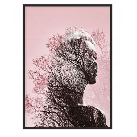Bild Poster im Rahmen 43x33 cm Mädchen P1234