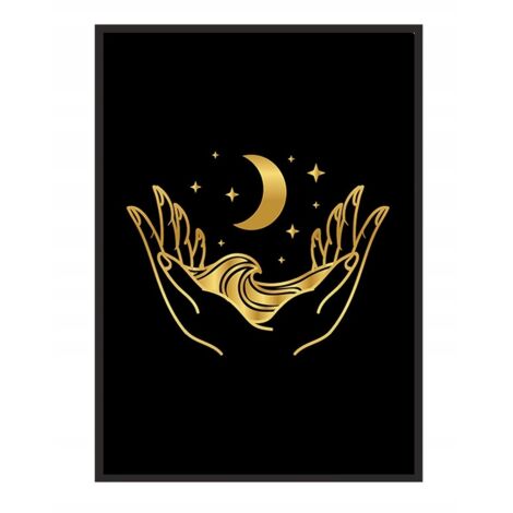 Bild Poster im Rahmen 43x33 cm Nacht P1141