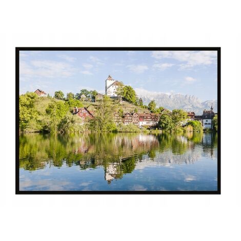 Bild Poster im Rahmen 43x33 cm Schweiz P933