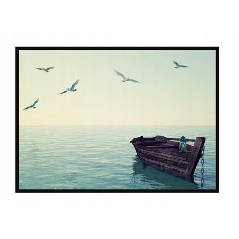 Bild Poster im Rahmen 53x73 cm Boot P965