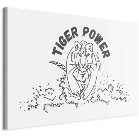 Bild – Tiger Power (1-teilig) breit