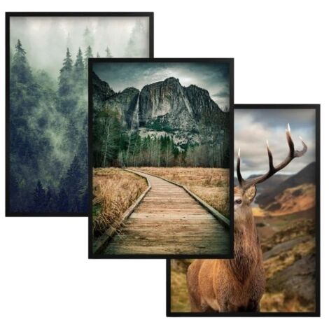 Bilder Wand Poster Wand Set Wald Berge Wohnzimmer Schlafzimmer Dekoration