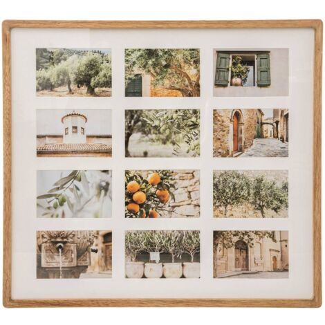 Bilderrahmen Collage Milea - 12 Fotos - Mangobaum und Glas