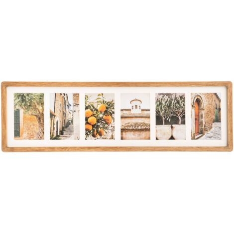 Bilderrahmen-Collage Milea - 6 Fotos - Mangobaum und Glas