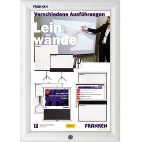 Bilderwechselrahmen Security 27,2 x 35,9 x 1,7 cm (B x H x T) DIN A4 Aluminium silber