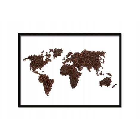 Bildplakat im Rahmen 43x33 cm Kaffee P562 horizontal