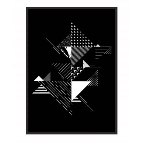 Bildplakat im Rahmen 53x73 cm Geometrie P1077