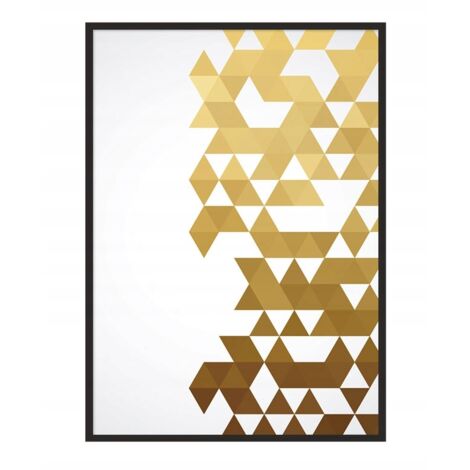 Bildplakat im Rahmen 53x73 cm Gold P1073