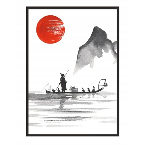 BILDPOSTER IM RAHMEN 43x33 cm Japan P722