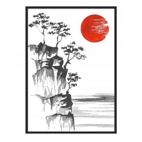 BILDPOSTER IM RAHMEN 53x73 cm Japan P721