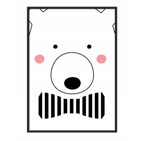 BILDPOSTER IM RAHMEN 53x73 cm Teddybär P100