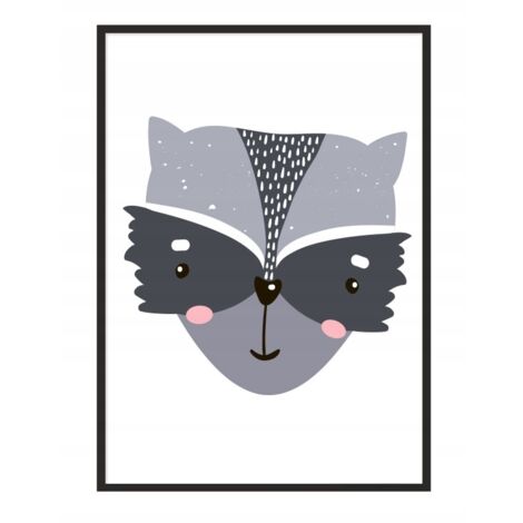 Bildposter im Rahmen, A4 cm, Katze, PD264