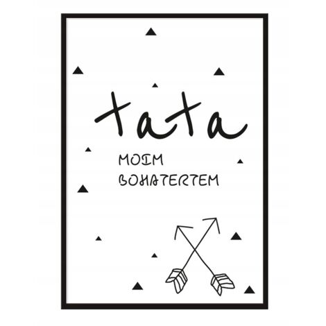 Bildposter im Rahmen, A4 cm, Papa, PD023