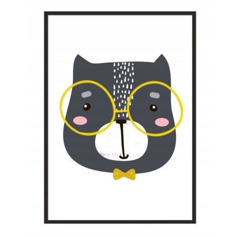 BILDPOSTER IM RAHMEN A4 cm Teddybär PD260