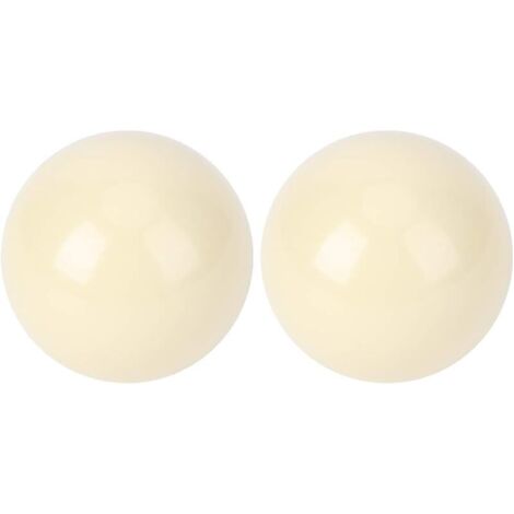 Billard Table, Boule de Billard Table de Billard Boules de Billard Blanches Billard Billard Formation Spot Boule de Queue Standard 5.72 cm 2Pièces