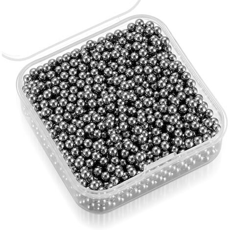 billes de nettoyage acier inoxydable 1500 pièces pour bouteilles, carafes et vases