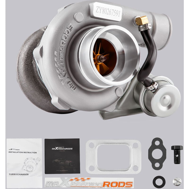 Maxpeedingrods - Billet Street Turbo GT2860 GT2871 GT25 GT28 Turbo Moteur 1.5L-2.0L 350 hp