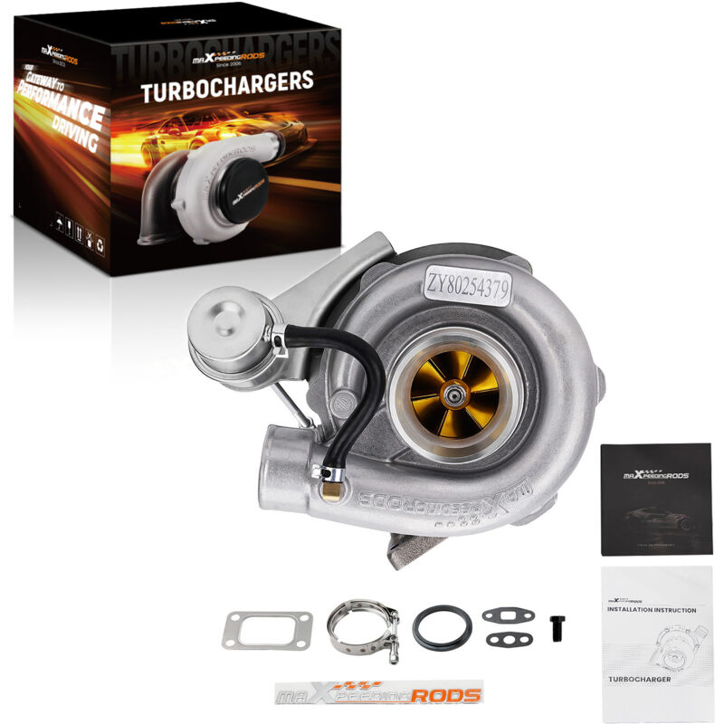 Image of Billet Turbolader T3 T04E for Audi vw 1.8T VR6 .63 ar v Band universal Turbo