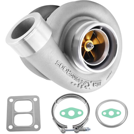 Billet Universal GT45 Turbo T4 TWIN-SCROLL Wet Float A/R .66 A/R 1.05 4.0L-6.0L