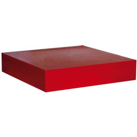Billot Polyethylene Rouge 600 X 600 X 100 - MAP