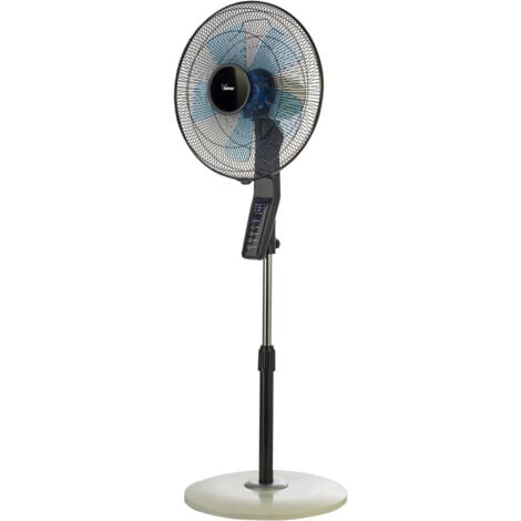 Bimar 157417 Ventilatore Piantana 40 cm con Telecomando Nero