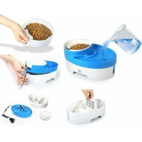 Bimar Bol Distributeur Automatique Aliments Et Eau Abs Pour Chien Et Chat