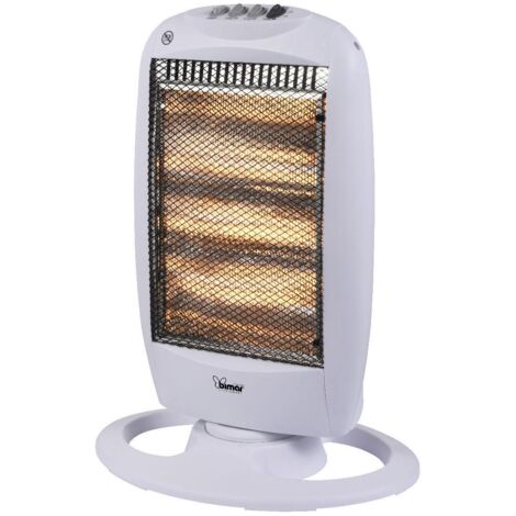 Bimar halogen-heizstrahler max 1200w weiß - hr315