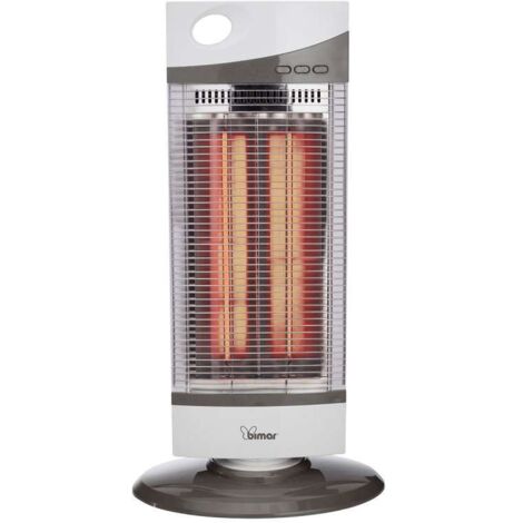 Bimar Riscaldatore Elettrico Oscillante con Resistenze al Carbonio 500-1000W