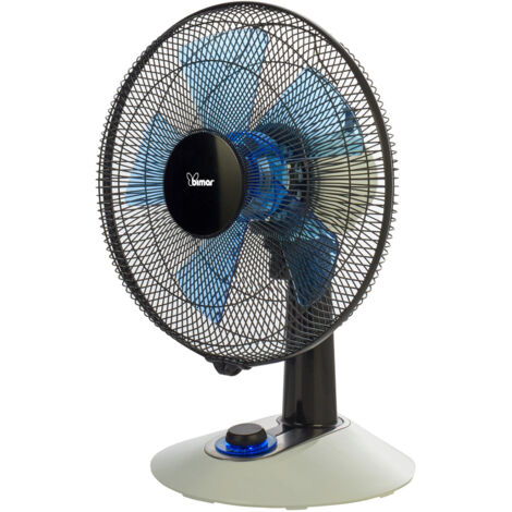 Bimar Ventilatore da Tavolo 30Cm con Led Silente 5 Pale 45W per una Brezza Fresca e Silenziosa in Ogni Ambiente