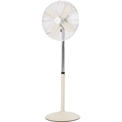 Bimar VP307BE Ventilatore Piantana in Metallo Beige da 40cm Potenza di 50W per Comfort in Ambienti Domestici