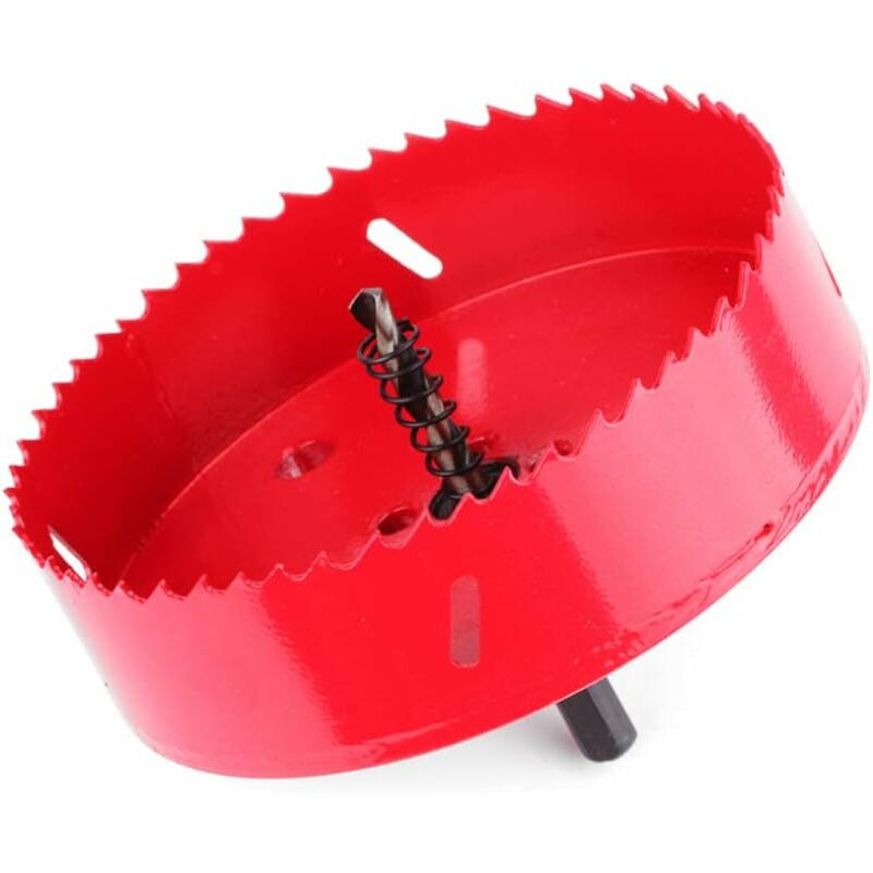Briday - Bimetal Hole Saw M42 Hole Saw 110mm Hole Saws Woodworking Saw for Aluminum Wood Plastic Pipe Metal Drill Bit Kit