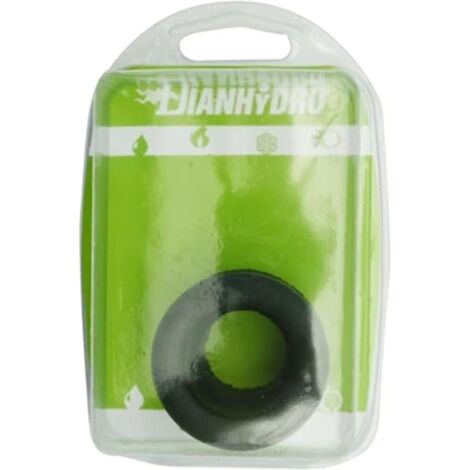 Bimorsetto In Gomma Nera Blister-Diam. Mm 32