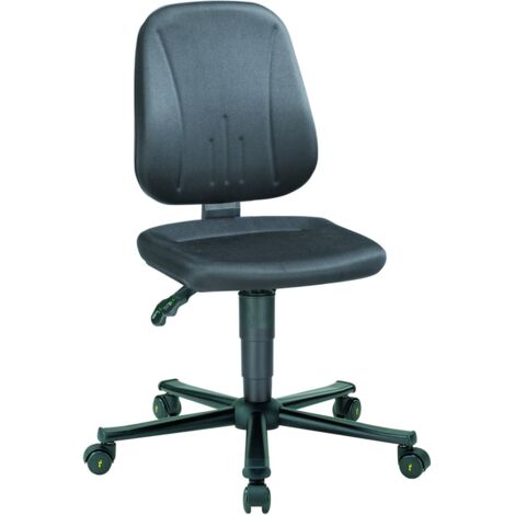 bimos Arbeitsstuhl ESD Unitec 2, schwarz Sitzhöhe 440-620 mm Stoffpolster, mit