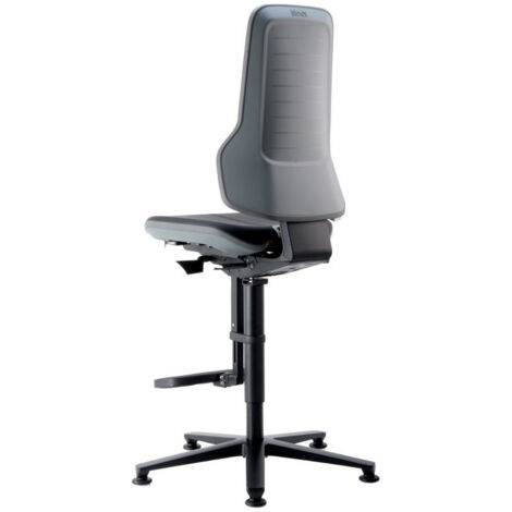 bimos Arbeitsstuhl Neon Basisst. Gleiter Aufstiegh. Flexb. orange Sitzh. 590-870 ohne Polster