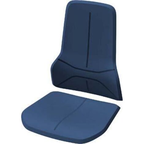 Bimos Polsterelement Pu-Schaum blau für Arbeitsstuhl Neon