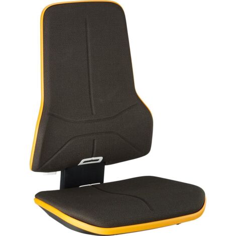 bimos Polsterelement Stoff schwarz für Arbeitsstuhl ESD Neon