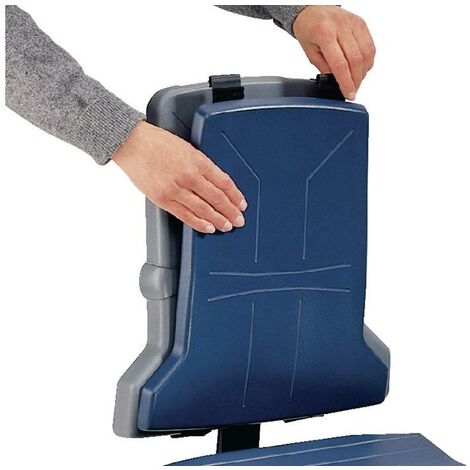 Rembourrage Sintec textile bleu pour siège/dossier adapté à chaise d'atelier pivotante