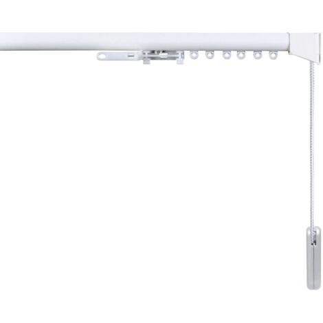 binario a corda bianco da 160 cm per tende arricciate