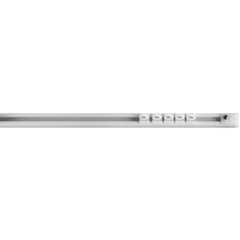 binario a strappo in pvc per tende arricciate da 200 cm