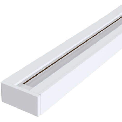 Binario Busbar Trunkings Unity In Alluminio Bianco 2 Metri
