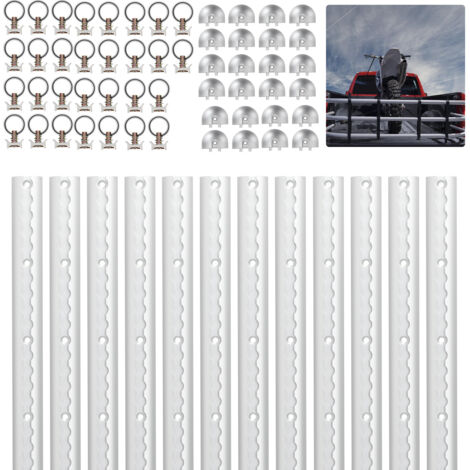 BINARIO D'ARRIMENTO 12×1M. Set di binari. Alluminio. Arrimage di carica