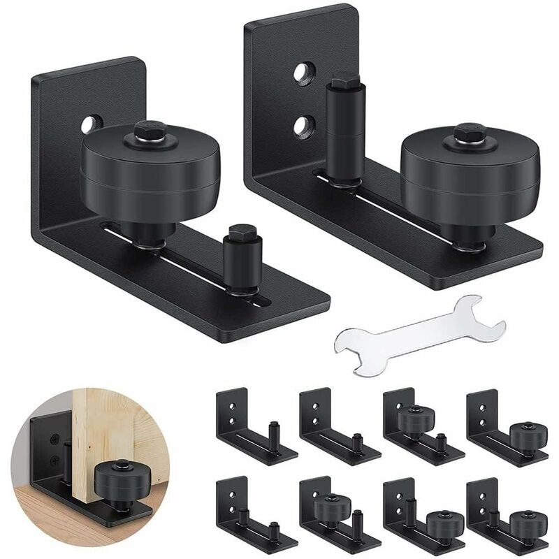 Binario di guida a pavimento, 2 guide a pavimento